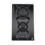 Home King HK220GL-TG 30厘米 嵌入式雙頭煤氣爐 (鑄鐵爐架 + 鋼化玻璃 + 熄火安全裝置) Home King HK220GL-TG 30厘米 嵌入式雙頭煤氣爐 (鑄鐵爐架 + 鋼化玻璃 + 熄火安全裝置)